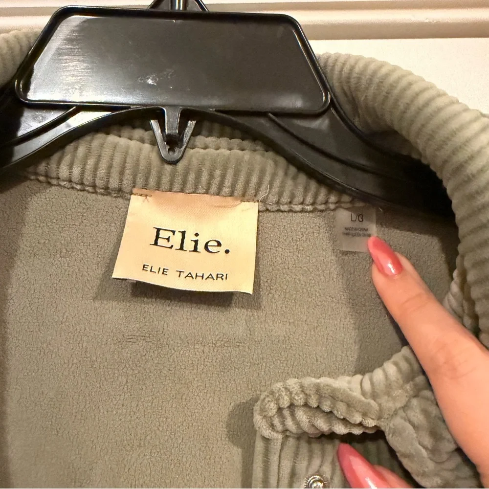 Elie Tahari corduroy jacket